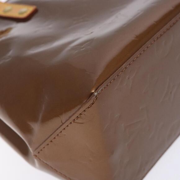 LOUIS VUITTON Monogram Vernis Reade PM Hand Bag Bronze M91146 - Picture 15 of 16